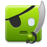 pirate OliveDrab icon