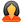 member, Female, profile, woman, Human, person, user, people, Account OrangeRed icon