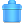 Trash, Garbage, recycle bin CornflowerBlue icon