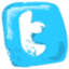 twitter, Sn, Social, social network DeepSkyBlue icon
