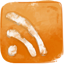 subscribe, feed, Rss Chocolate icon