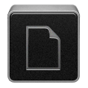 document, File, paper Black icon