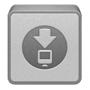 Downloads Silver icon