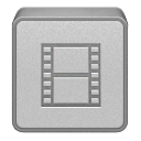 video, film, movie Silver icon