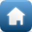 white home, homepage, Building, blue home, house, Home Icon