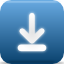 Arrow, download, descending, Decrease, Bottom, Down, fall, Descend SteelBlue icon