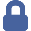 Lock, privacy, locked, secure, security SteelBlue icon