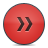 button, red, Fast forward Icon