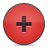 Add, plus, button, red Icon