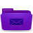 Message, mail, violet, envelop, Folder, Letter, Email BlueViolet icon