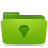 Idea, green, Folder Icon