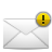 Alert, Message, envelop, Letter, Email, mail, warning, wrong, Error, exclamation Icon