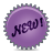new, violet, splash SlateGray icon