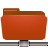 red, Folder, Remote Firebrick icon