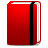 Moleskine, red Icon