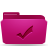Folder, pink, todos MediumVioletRed icon