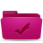 Folder, pink, todos Icon