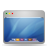 Desktop, Aqua, Blue SteelBlue icon