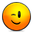 wink, emote DarkOrange icon