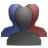 people, Colored, Human, user, group, Account, profile DarkSlateGray icon