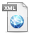 File, paper, xml, document Icon