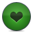 green, button, valentine, Heart, love ForestGreen icon