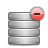 remove, delete, Database, Del, db Gray icon