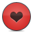valentine, button, Heart, love, red IndianRed icon