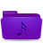 music, violet, Folder DarkViolet icon