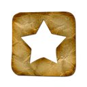 Diglog, square Black icon