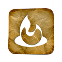 Feedburner, Logo, square Black icon