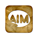 Logo, square, Aim Black icon