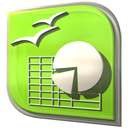 calculation, Calc, calculator GreenYellow icon