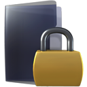 Folder, Lock, security, locked DarkSlateGray icon