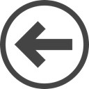 Direction, Orientation, Circle, button, directional, Arrows DarkSlateGray icon
