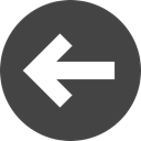 directional, Orientation, Arrows, Circle, Direction, button DarkSlateGray icon