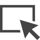 Arrows, Multimedia Option, Cursor, clicker, Mouse, square DarkSlateGray icon