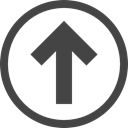button, Arrows, Orientation, north, Direction, directional DarkSlateGray icon