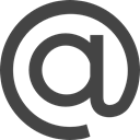 shapes, internet, Arroba, Email, symbol DarkSlateGray icon