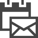 Message, interface, time, day, Email, week, Month DarkSlateGray icon