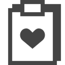 interface, writing, School Material, Heart, Office Material DarkSlateGray icon