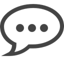 Speech Balloon, Chat, interface, Message, Talking, speech bubble Black icon