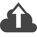 up arrow, uploading, Cloud storage, Cloud computing, Tools And Utensils DarkSlateGray icon
