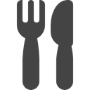 tool, Knife, kitchen, Fork, Restaurant DarkSlateGray icon