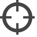 Target, targeting, sniper, weapons, shooting, shoot DarkSlateGray icon