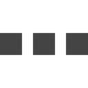 Options, more, shapes, setup, geometry, Squares Black icon