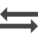 right arrow, Arrows, Direction, left arrow, Orientation DarkSlateGray icon