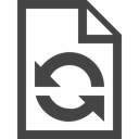 Arrows, Archive, document, Reload, interface DarkSlateGray icon
