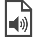 speaker, Audio, document, Archive, volume, interface DarkSlateGray icon