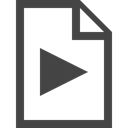 video player, Play button, Archive, music player, document, interface DarkSlateGray icon
